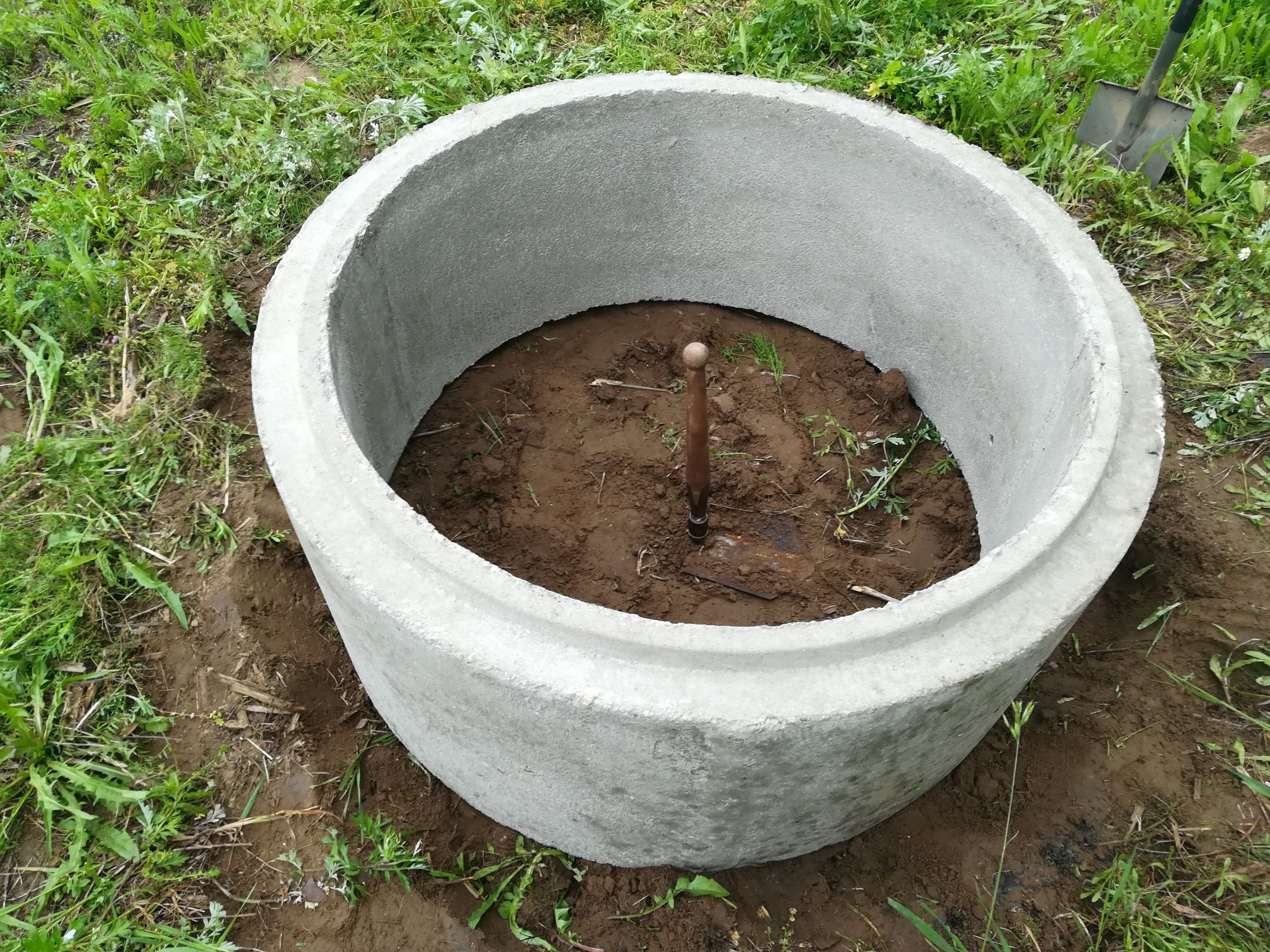 lustro wody w studni